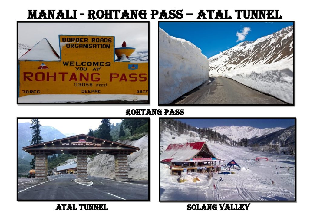 Rohtang Pass with Atal tunnel